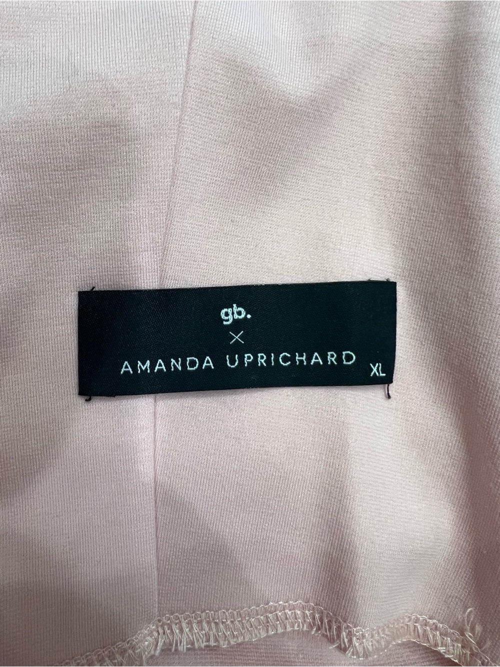 gb. X Amanda Uprichard Light Pink Sleeveless V-Neck Fit & Flare Dress - Picture 5 of 6
